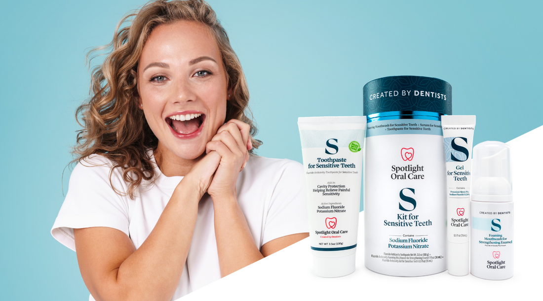 So Long, Sensitive Teeth! Introducing the NEW Spotlight Oral Care Kit for Sensitive Teeth